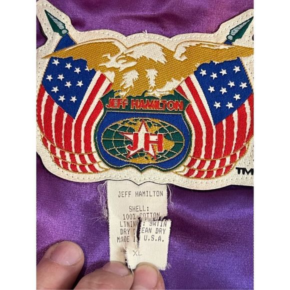 Miller Lite Vintage Rusty Wallace coat by Jeff Hamilton XL - Picture 5 of 10